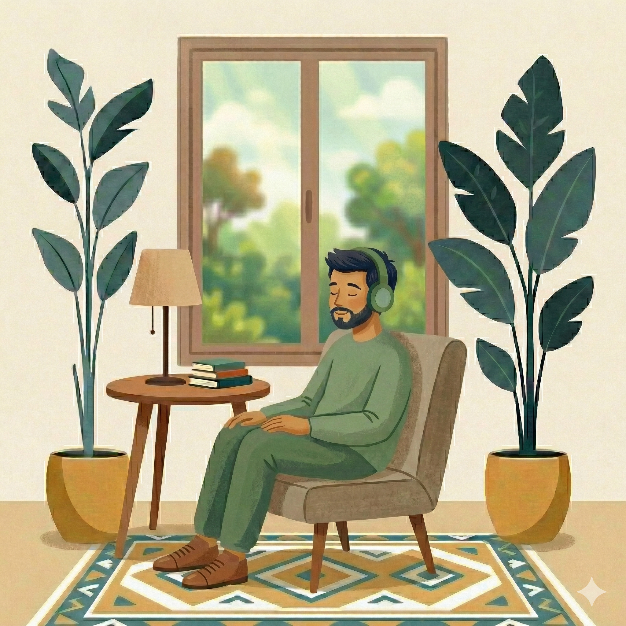 Tranquil scene representing Rest and Restore Protocol nervous system therapy